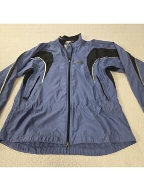 Sugoi Blue and Black Full Zip Cycling Jacket Size S